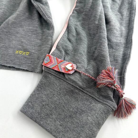 Big Feelings Women's Heather Gray Kelsey Cropped Crewneck Sweatshirt Size XL - Picture 5 of 9